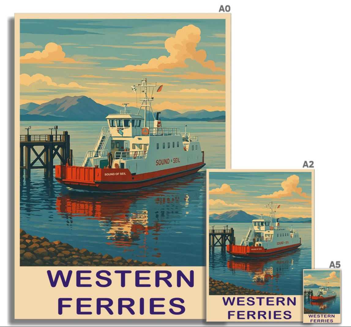 Western Ferries Fine Art Print