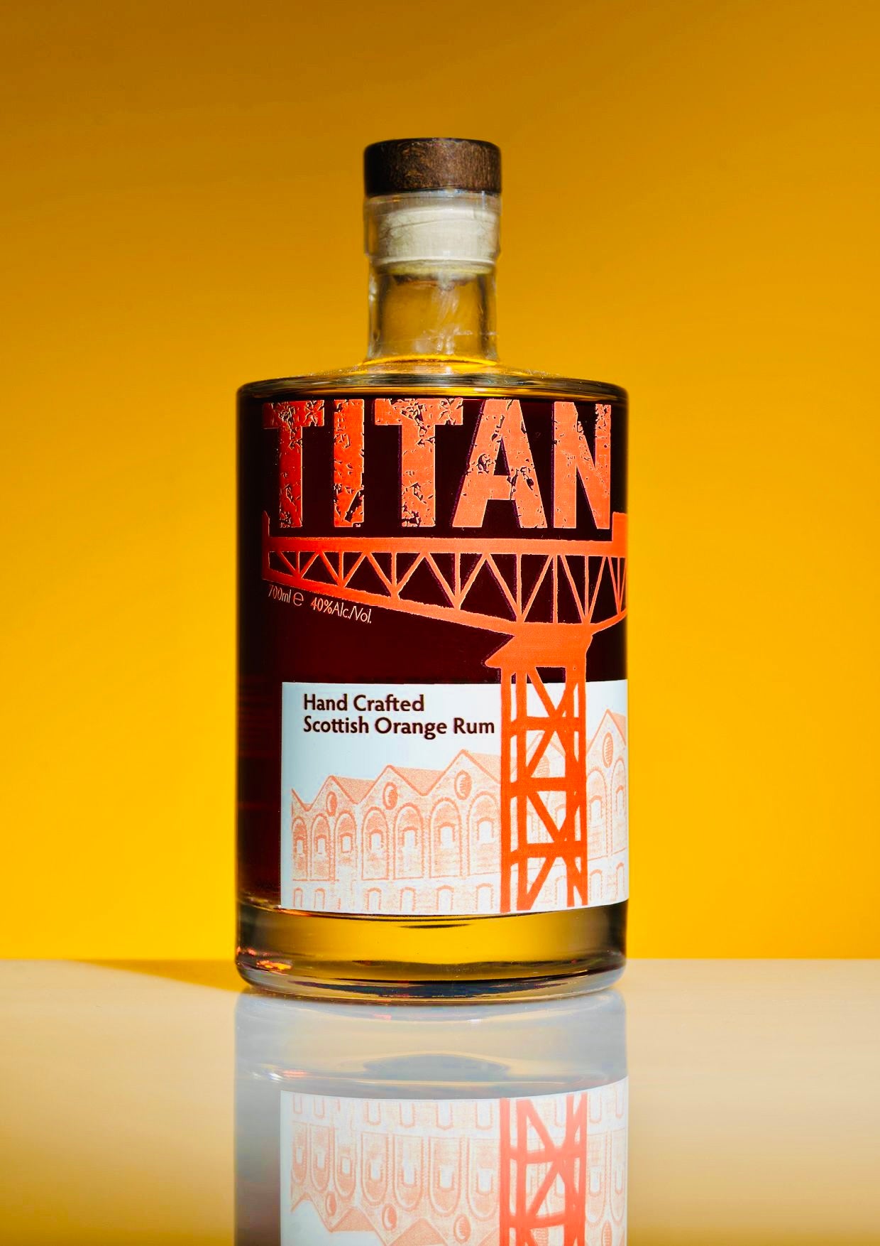 Gold Award Winning Titan Orange Rum (70cl, 40% ABV)