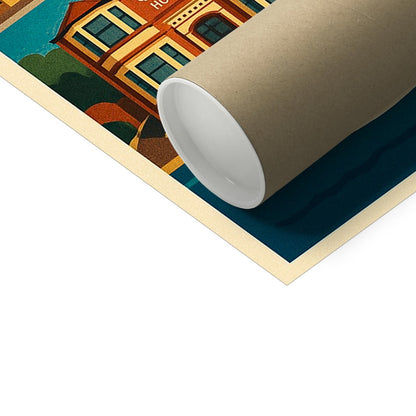 Hotels Of Gourock Fine Art Print