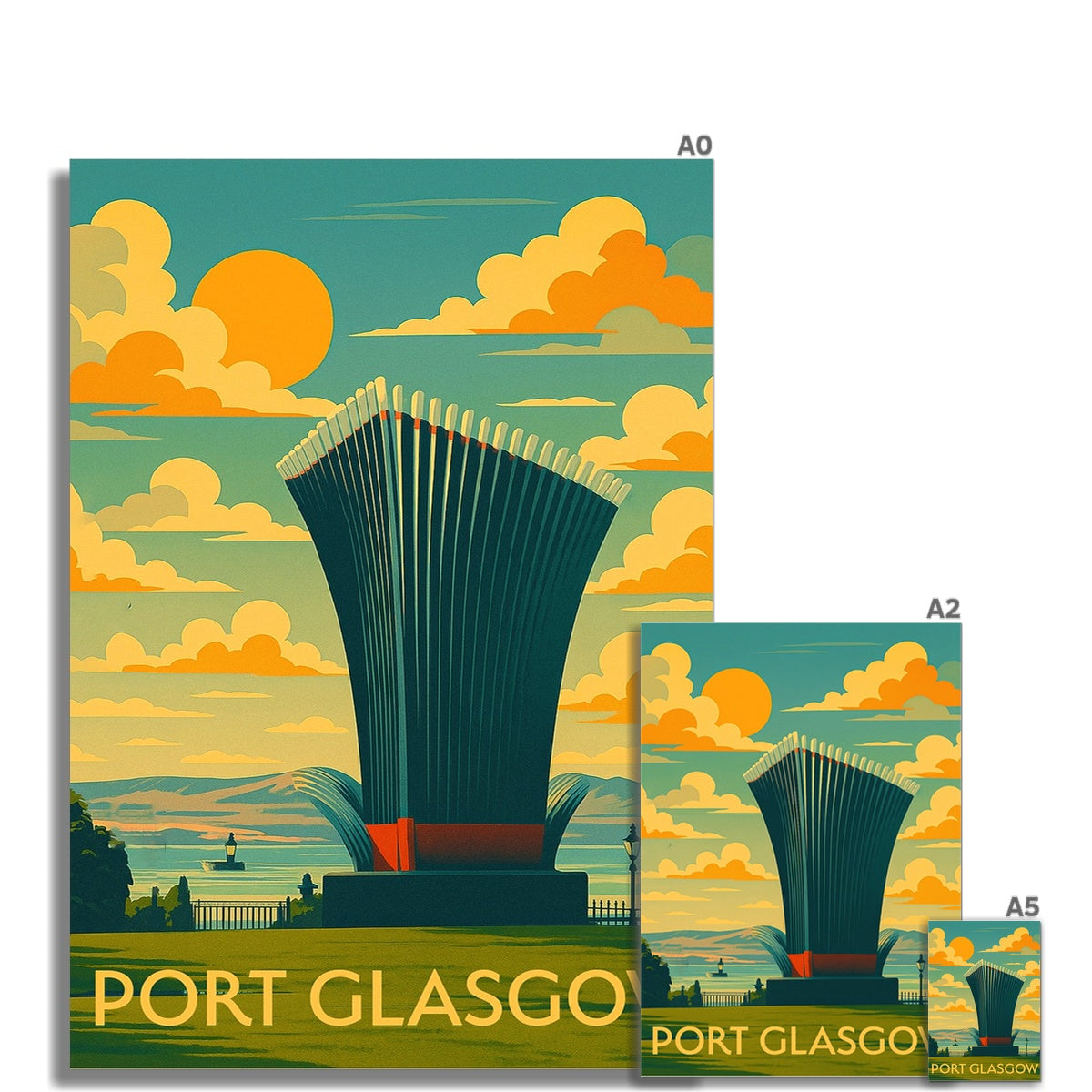 Endeavour Port Glasgow Fine Art Print
