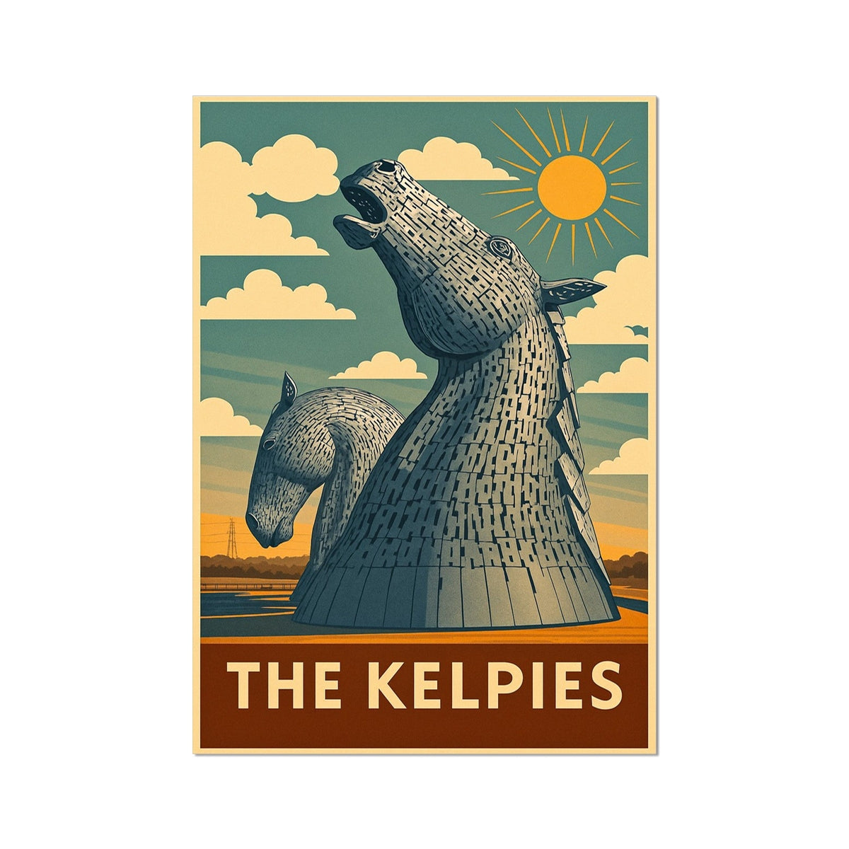 The Kelpies Fine Art Print