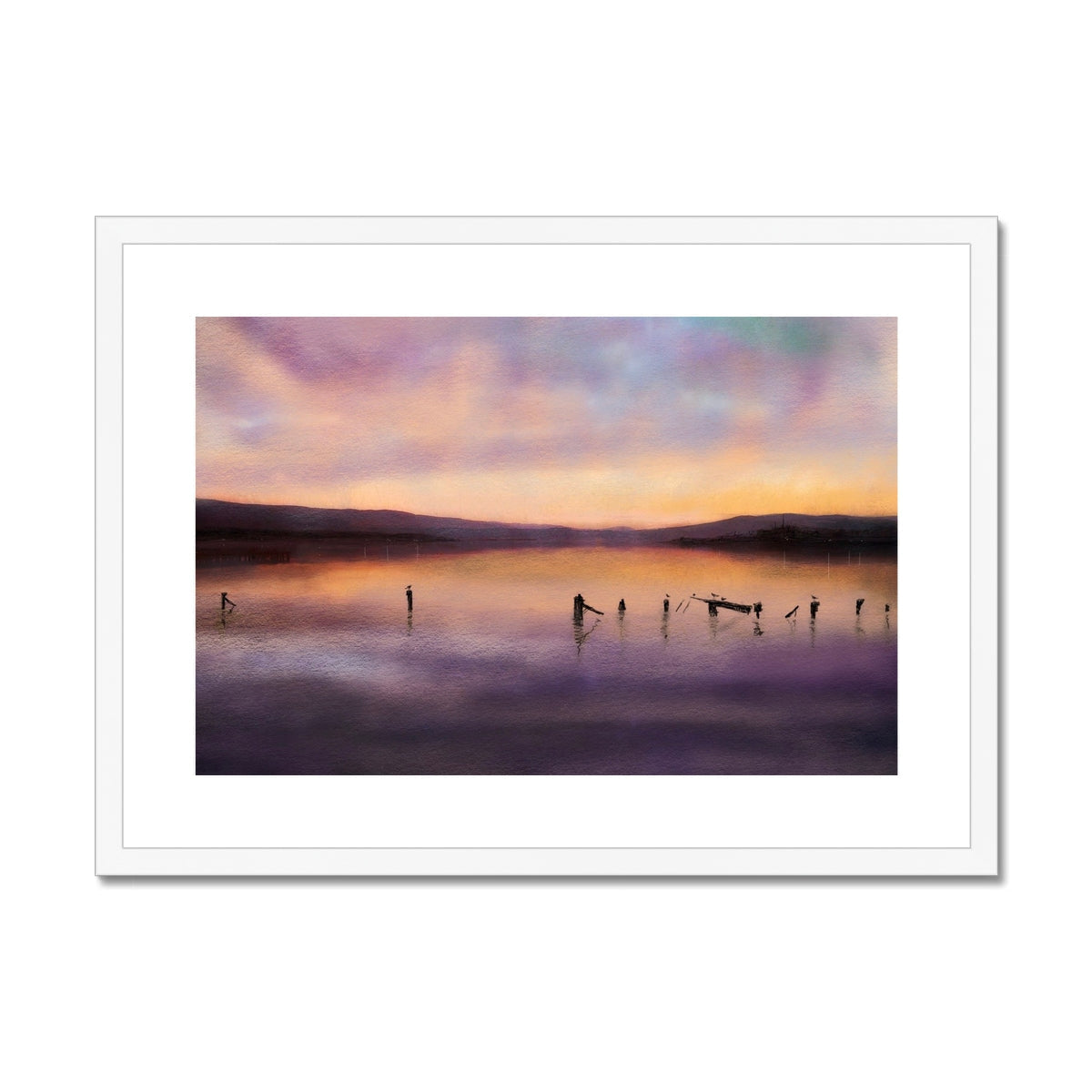 Admiralty Jetty Dusk Art Prints