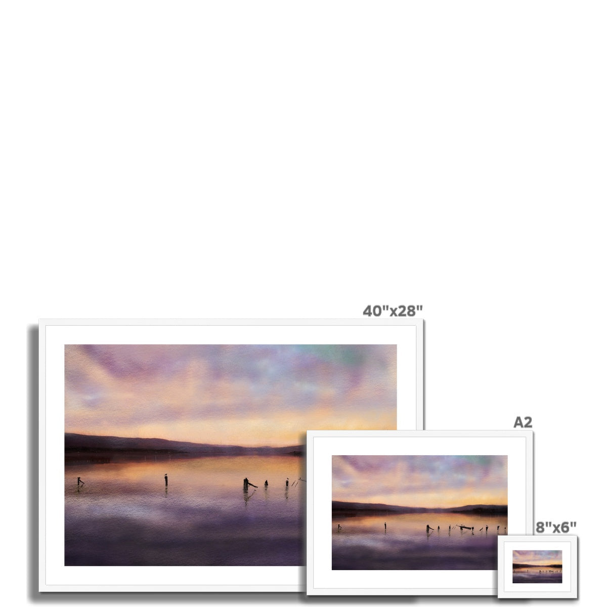 Admiralty Jetty Dusk Art Prints