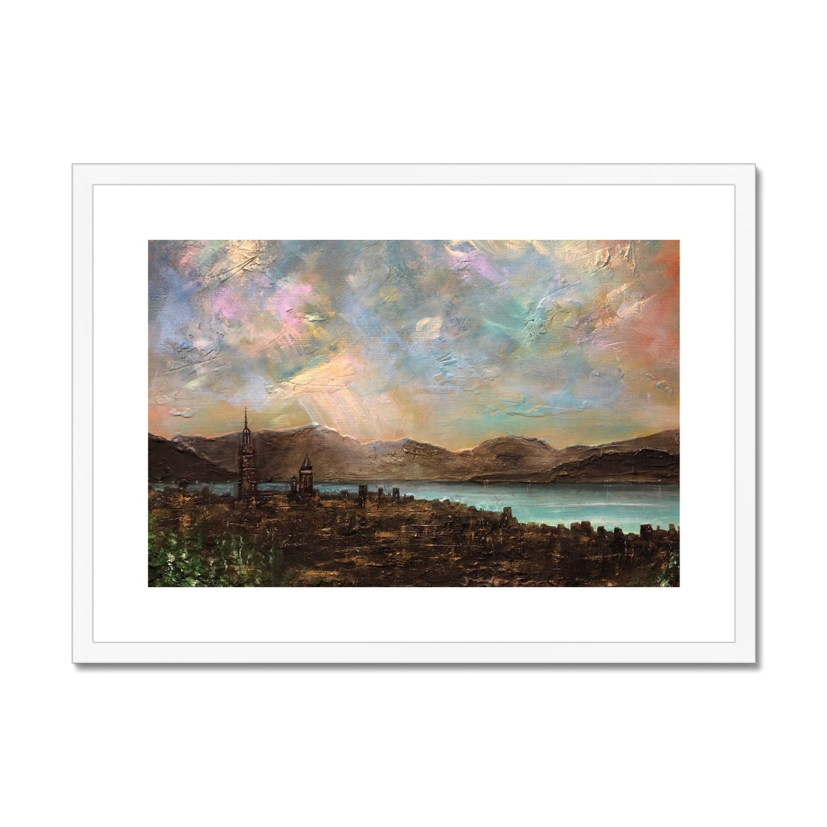 Angels Fingers Over Greenock Art Prints