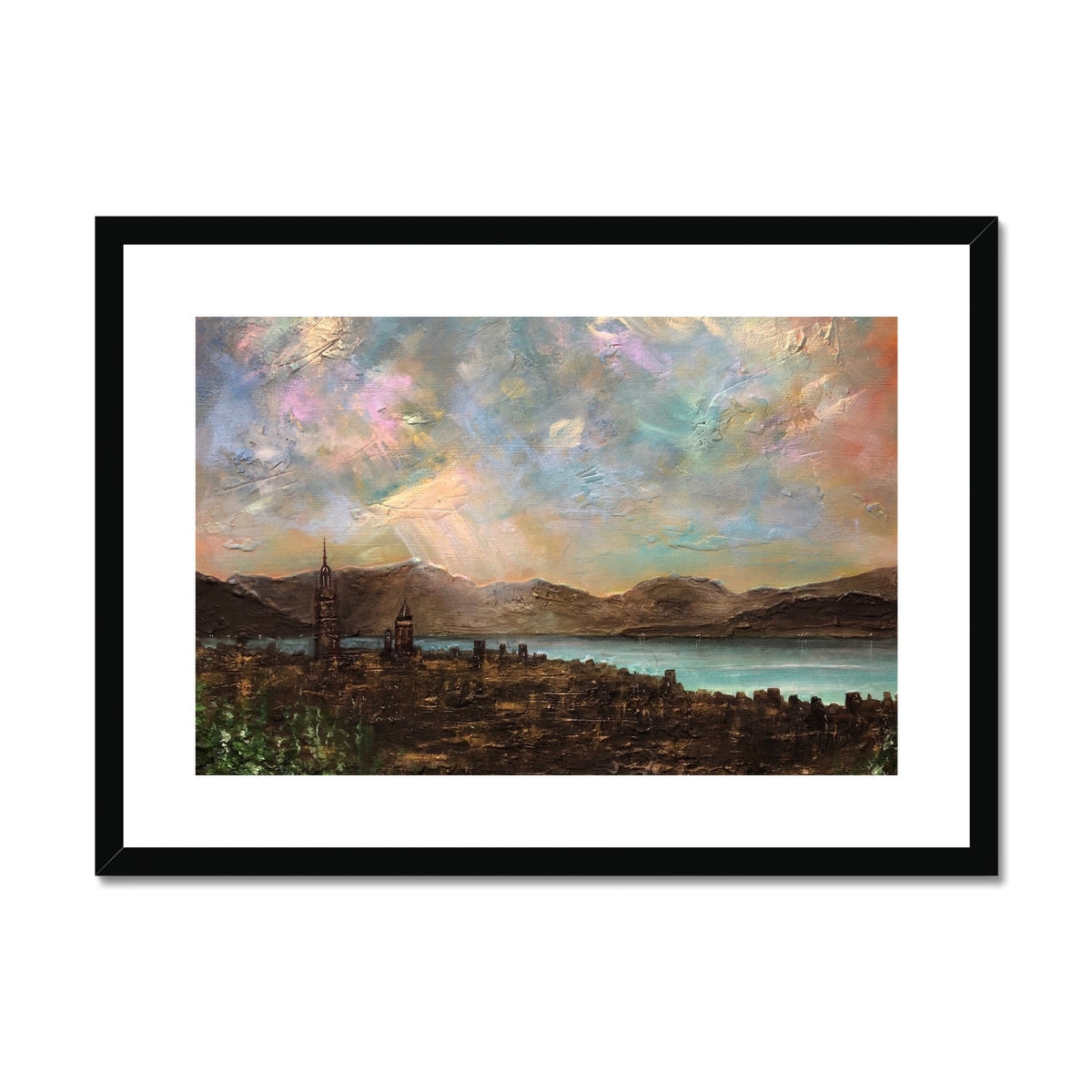 Angels Fingers Over Greenock Art Prints
