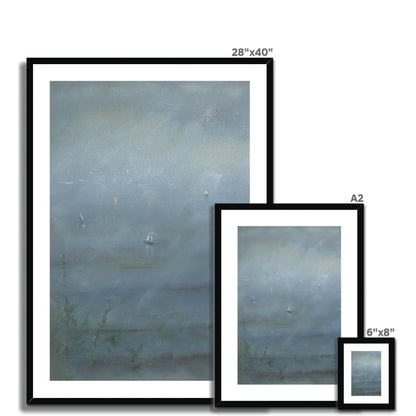 Boats In The Mist Art Prints