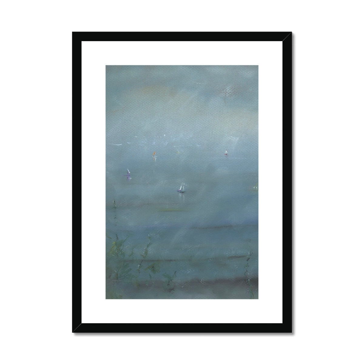 Boats In The Mist Art Prints
