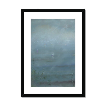 Boats In The Mist Art Prints