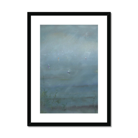 Boats In The Mist Art Prints