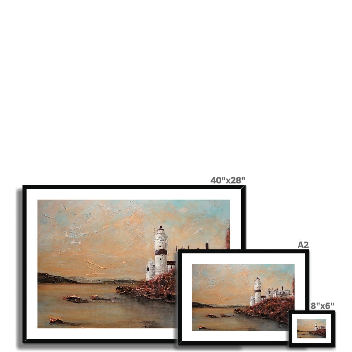 Cloch Lighthouse Dawn Art Prints