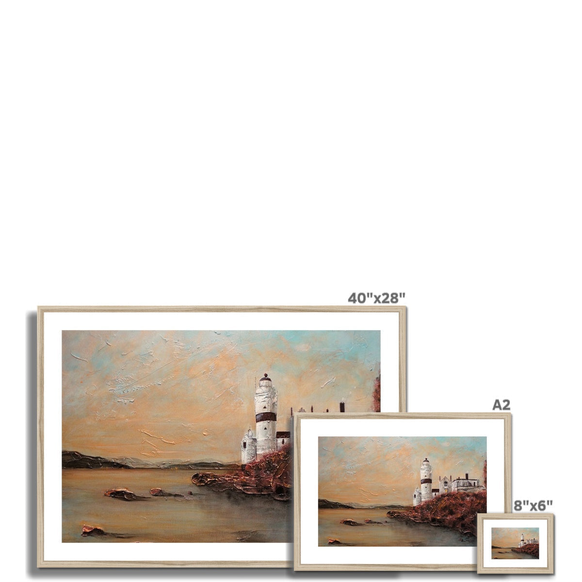 Cloch Lighthouse Dawn Art Prints