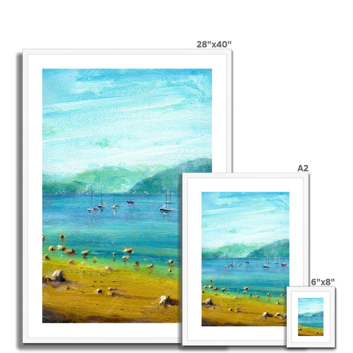 A Clyde Summer Day Art Prints