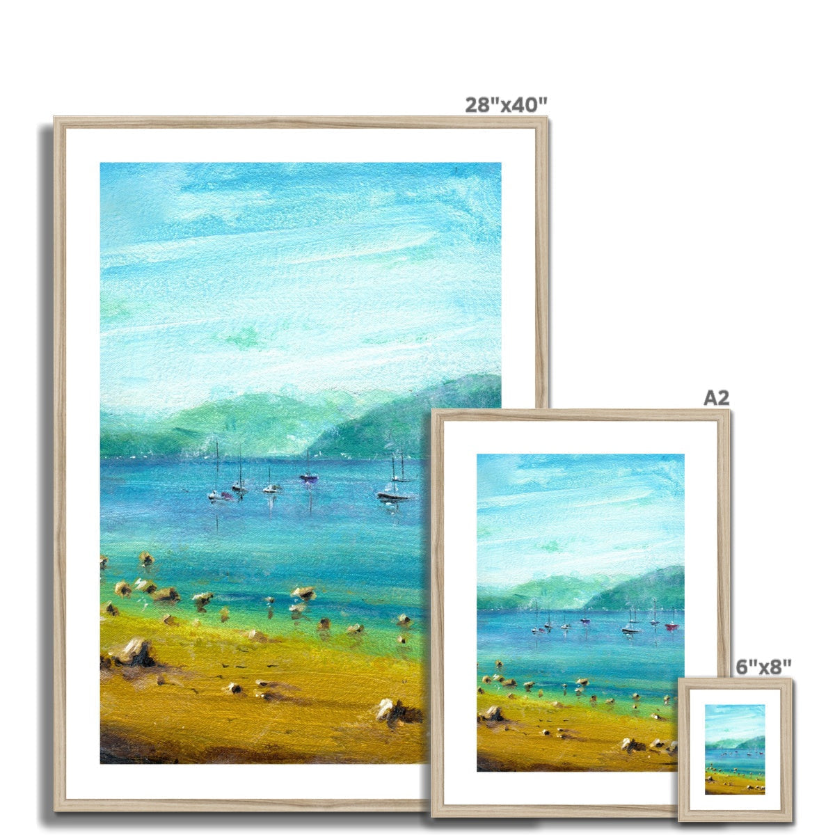 A Clyde Summer Day Art Prints
