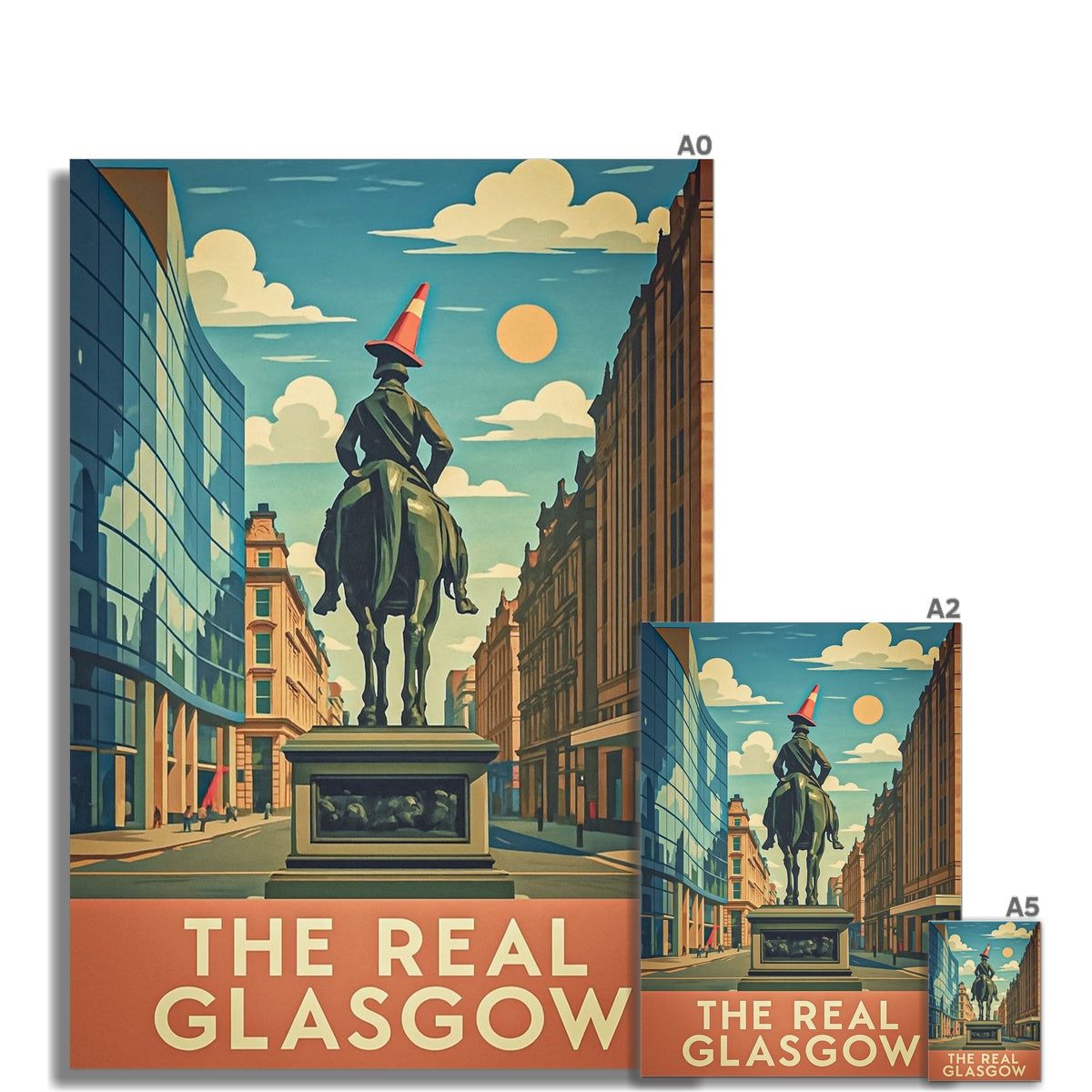 The Real Glasgow Fine Art Print