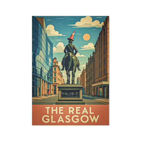 The Real Glasgow Fine Art Print