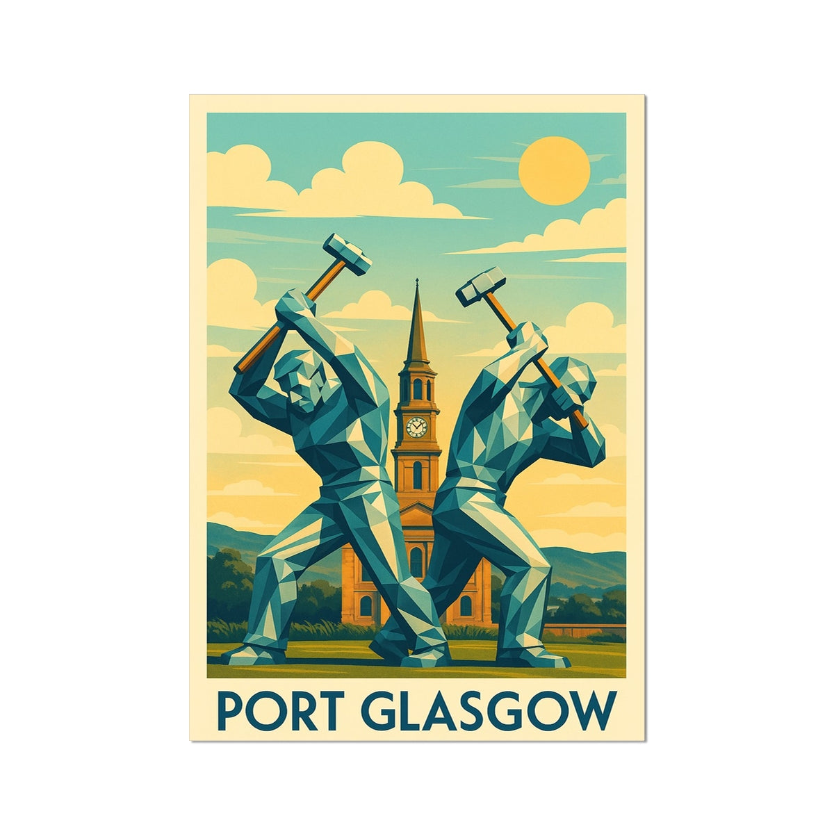 Shipbuilders Of Port Glasgow Fine Art Print
