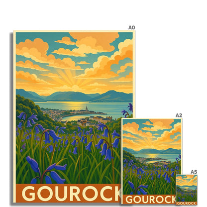 Gourock Bluebells Fine Art Print