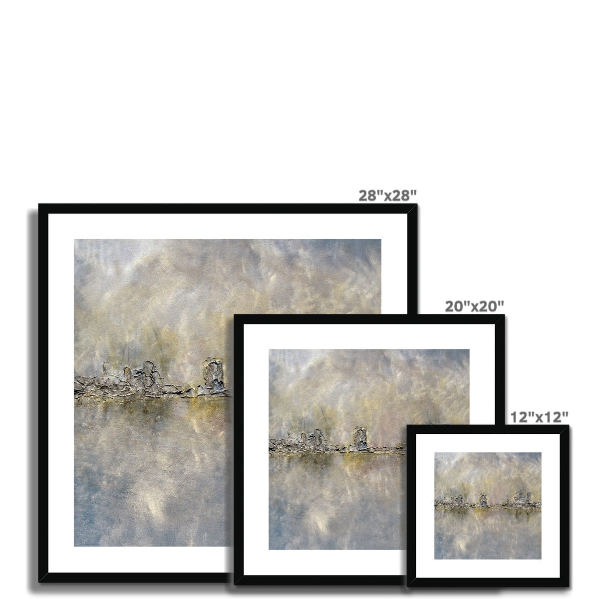 Glasgow Docks In Mist Art Prints