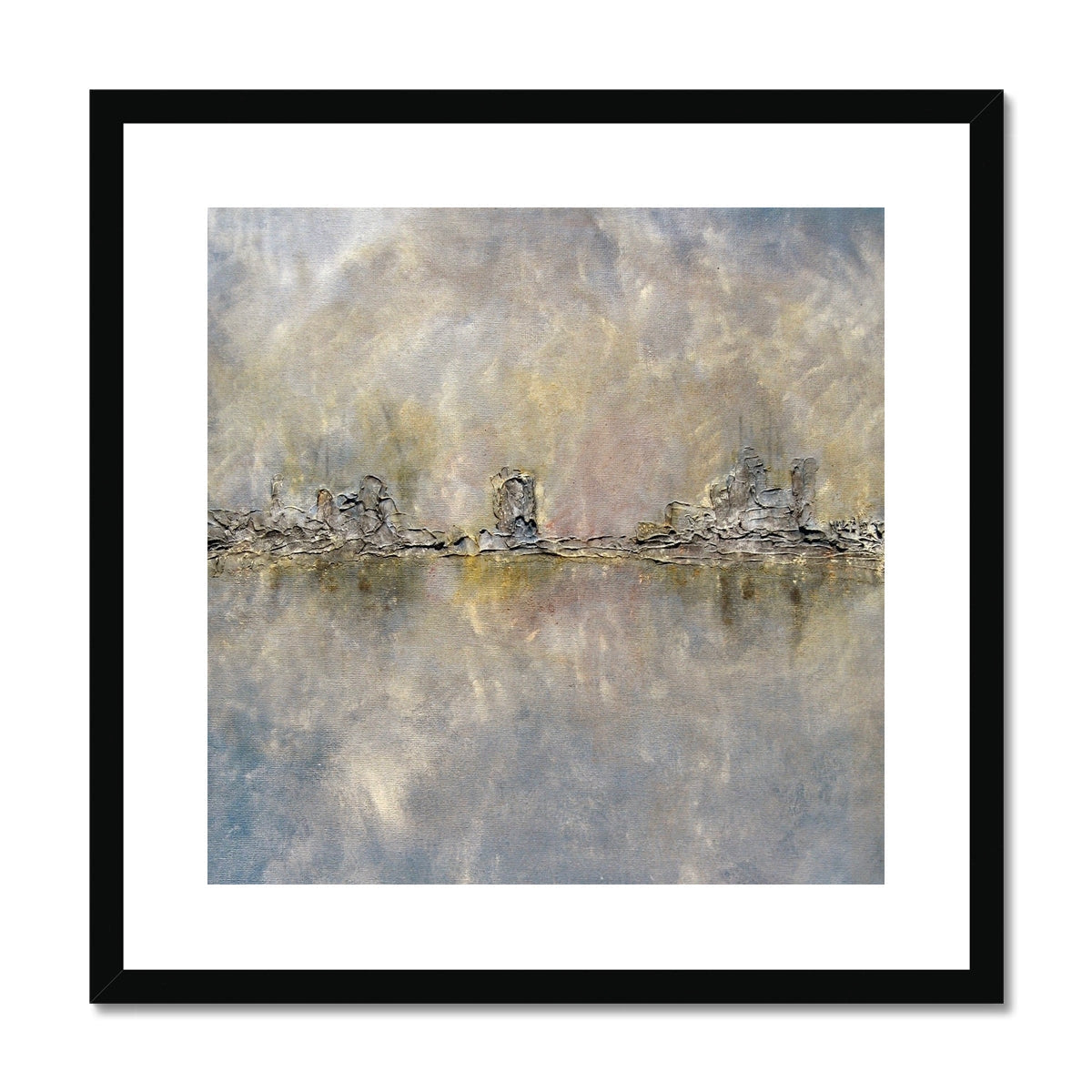 Glasgow Docks In Mist Art Prints