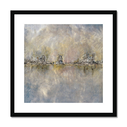 Glasgow Docks In Mist Art Prints