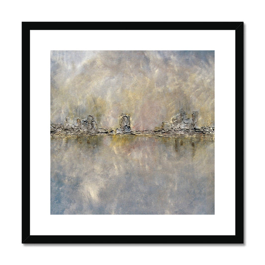 Glasgow Docks In Mist Art Prints