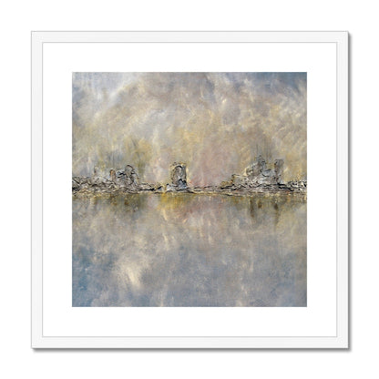 Glasgow Docks In Mist Art Prints