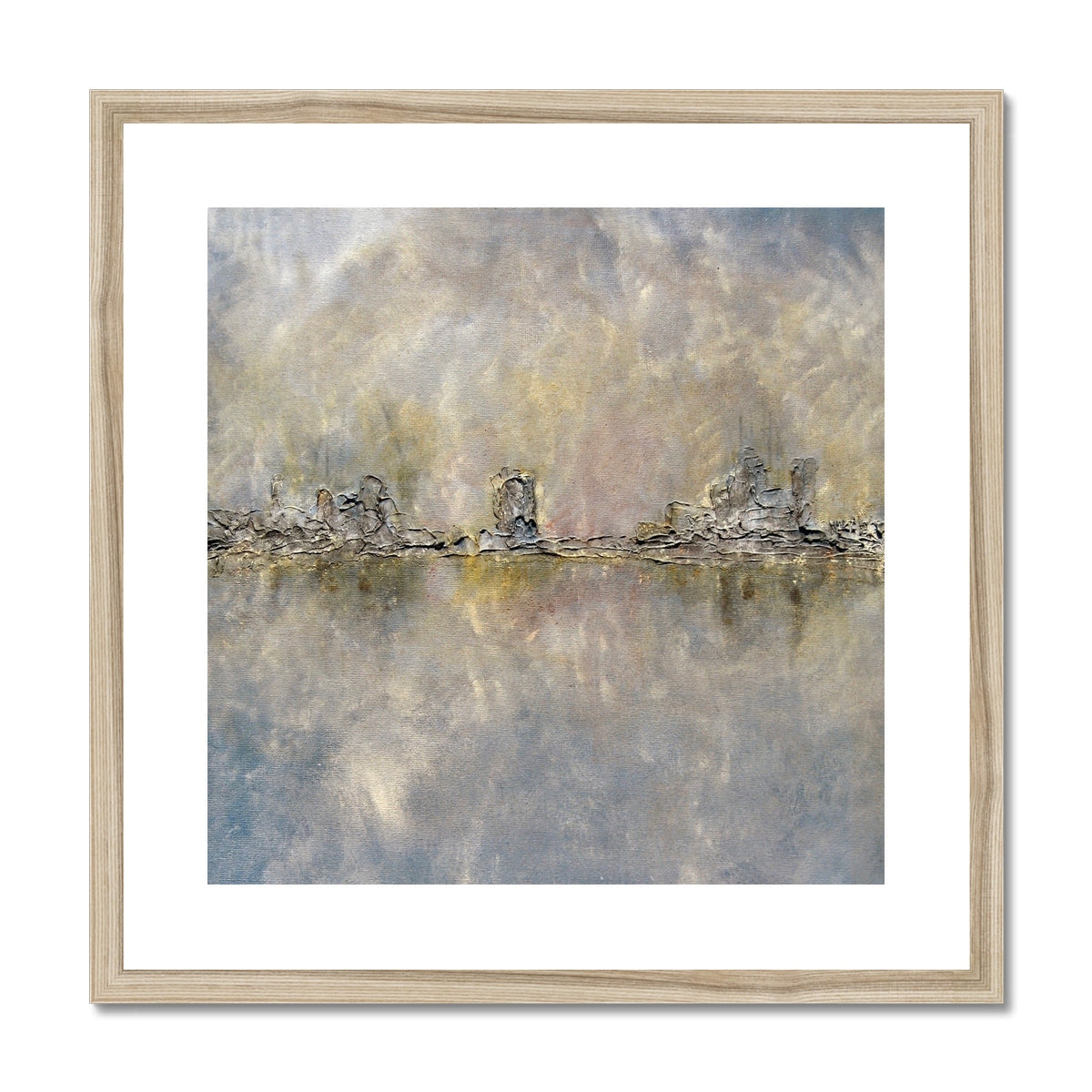 Glasgow Docks In Mist Art Prints
