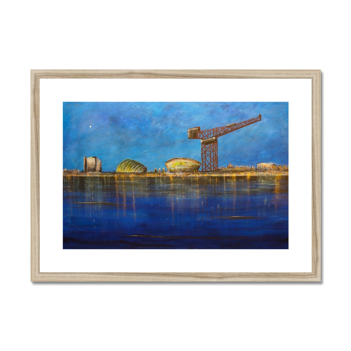 Glasgow Moonlight Art Prints