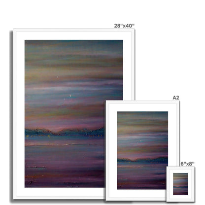 Jupiter, Venus & The Moon Over The River Clyde Art Prints