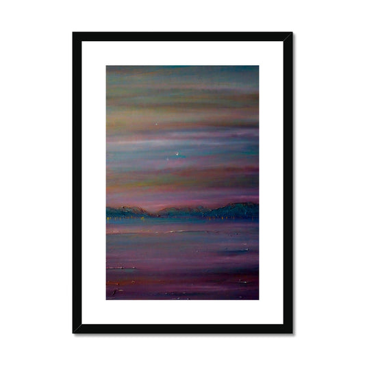 Jupiter, Venus & The Moon Over The River Clyde Art Prints