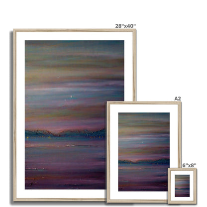 Jupiter, Venus & The Moon Over The River Clyde Art Prints