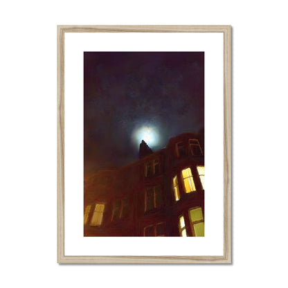 A Moonlit Tenement Art Prints