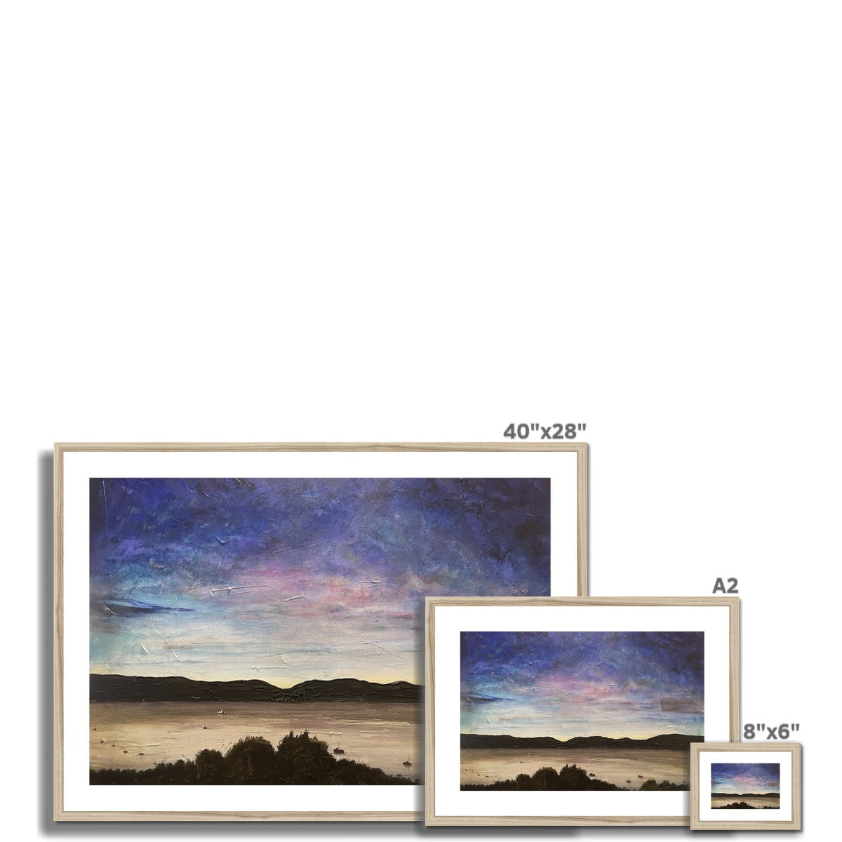 River Clyde Twilight Art Prints