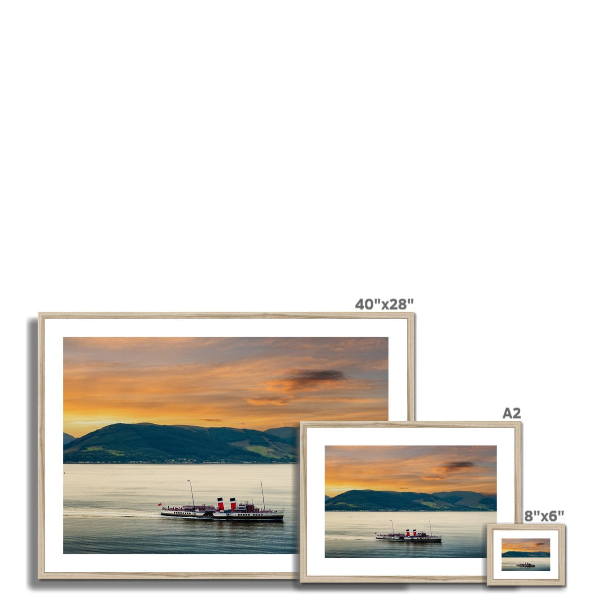 The Waverley On The Clyde Photography Art Prints