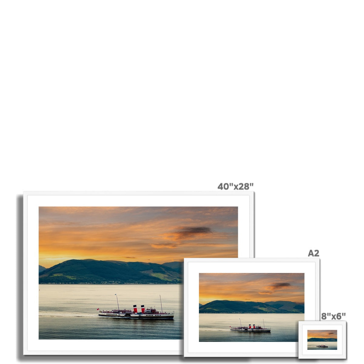 The Waverley On The Clyde Photography Art Prints